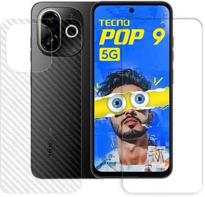 DB Front and Back Tempered Glass for TECNO POP 9 5G ( NOT A TEMPERED GLASS )(Pack of 2)