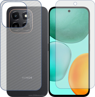 Mobling Front and Back Tempered Glass for Honor X6C NICLX3(Pack of 2)
