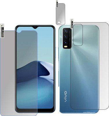 chakoor Front and Back Tempered Glass for VIVO Y 20S(Pack of 3)