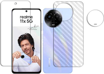 ZIDZEE Front and Back Tempered Glass for REALME 11X 5G(Pack of 3)