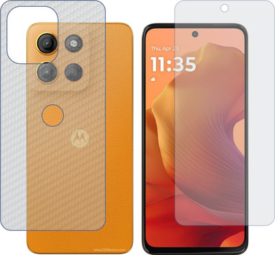Mobling Front and Back Tempered Glass for Moto Edge 60 Stylus(Pack of 2)