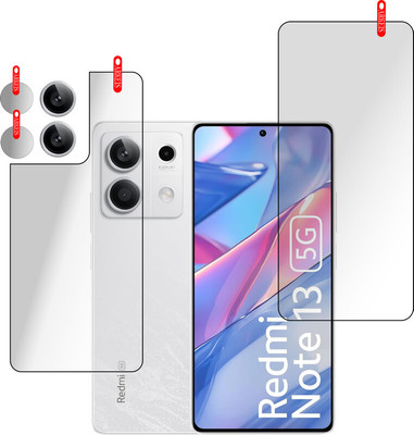 ARKEIS Front and Back Tempered Glass for REDMI Note 13 5G(Pack of 3)