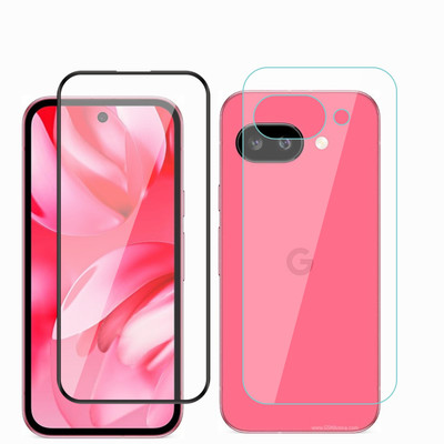 Ten To 11 Front and Back Tempered Glass for Google Pixel 9A(Pack of 2)