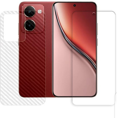 AHWAVEEDA Front and Back Tempered Glass for REALME P3 ULTRA 5G(Pack of 2)