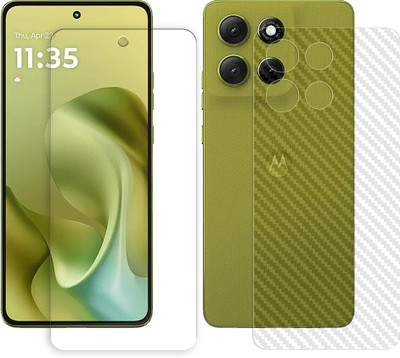 MUTAALI Front and Back Tempered Glass for Moto G86 5G(Pack of 1)