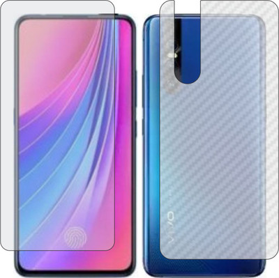 MOBART Front and Back Tempered Glass for VIVO X27 128GB(Pack of 2)