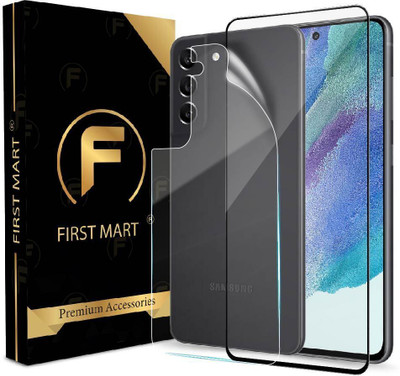 FIRST MART Front and Back Tempered Glass for Samsung Galaxy S21 FE 5G, Samsung Galaxy S21 FE, S21 FE 5G, ( 1 OG tempered Glass With 1 Nano Back )(Pack of 2)