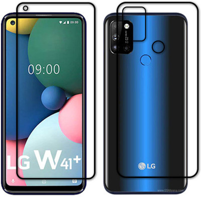 MUTAALI Front and Back Tempered Glass for LG W41 PLUS(Pack of 1)