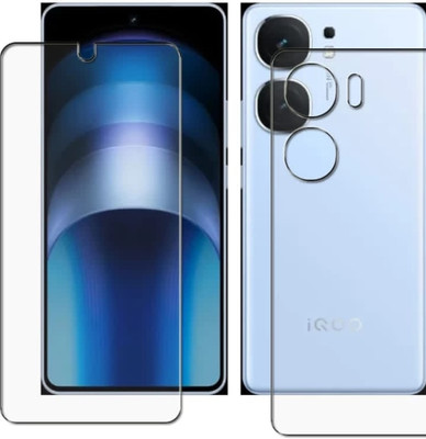DOWRVIN Front and Back Tempered Glass for VIVO IQOO NEO 9 PRO FRONT AND BACK TEMPERED GLASS(Pack of 2)