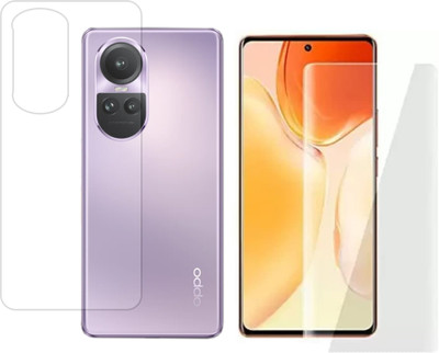 HOBBYTRONICS Front and Back Tempered Glass for Oppo Reno 10 Pro 5G, Oppo Reno10 Pro, Oppo Reno10, Oppo Reno 10(Pack of 2)