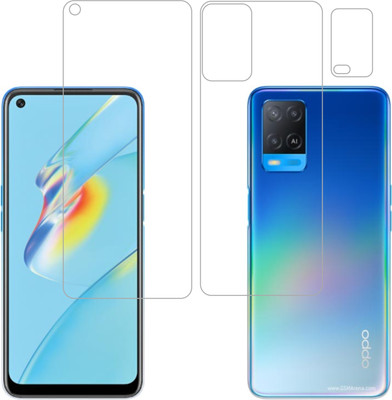 Vatsin Front and Back Tempered Glass for OPPO A54(Pack of 3)