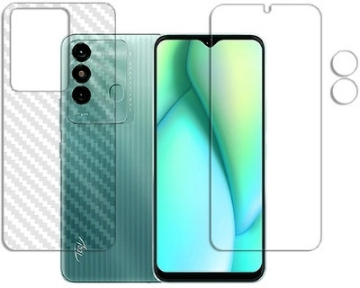 MUTAALI Front and Back Tempered Glass for itel P38 Pro(Pack of 1)