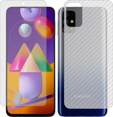 MOBART Front and Back Tempered Glass for SAMSUNG GALAXY M31S(Pack of 2)