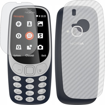 MOBART Front and Back Tempered Glass for Nokia 3310 New(Pack of 2)