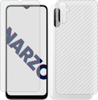 MOBART Front and Back Tempered Glass for REALME NARZO 10 A(Pack of 2)