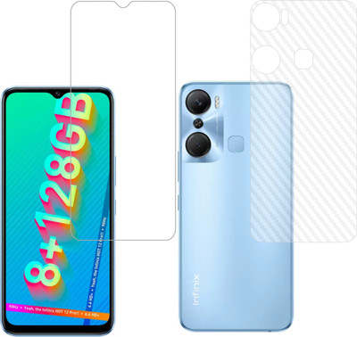 Ten To 11 Front and Back Tempered Glass for Infinix Hot 12 Pro(Pack of 2)