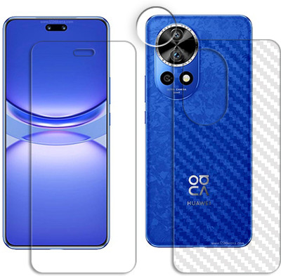 20SKY Front and Back Tempered Glass for Huawei nova 12 Pro 5G FRONTBACK AND CAMERA LENS SCREEN GUARD(Pack of 1)