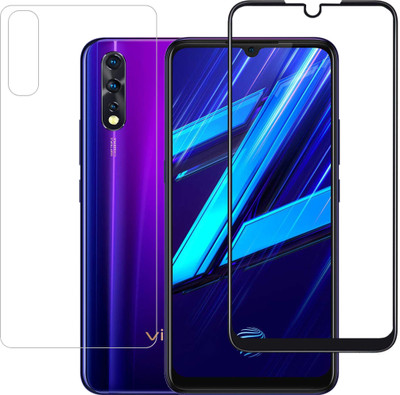 YOGKREETI Front and Back Tempered Glass for vivo z1x(Pack of 2)