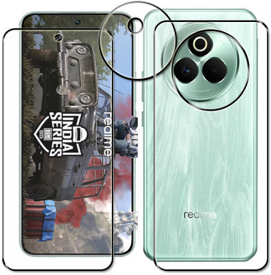 tombik Front and Back Tempered Glass for 5fa-Realme P3 Pro-fb,lens(Pack of 3)