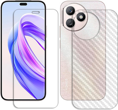 MUTAALI Front and Back Tempered Glass for Honor X50i+(Pack of 1)