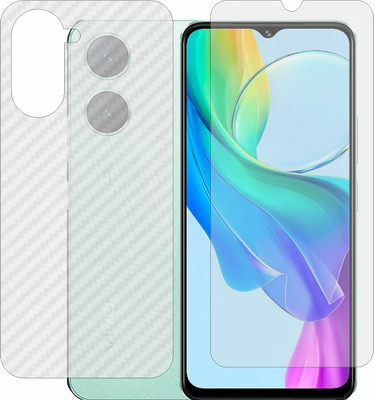 MOBART Front and Back Tempered Glass for Vivo Y03(Pack of 2)