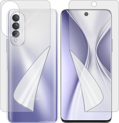 ZINGTEL Front and Back Tempered Glass for HUAWEI HONOR X20 SE (Edge To Edge TPU, Full Coverage)(Pack of 1)