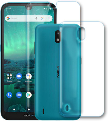 ARBAN Front and Back Tempered Glass for NOKIA 1 PLUS Front Back Flexible Tempered Glass(Pack of 1)