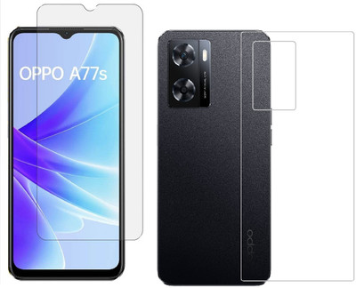 4 YARDS Front and Back Tempered Glass for Oppo A77s(Pack of 1)