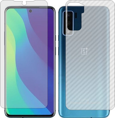 MOBART Front and Back Tempered Glass for ONEPLUS 8 LITE(Pack of 2)