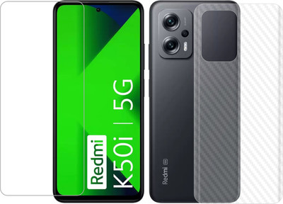 Ten To 11 Front and Back Tempered Glass for MI Redmi K50i(Pack of 2)