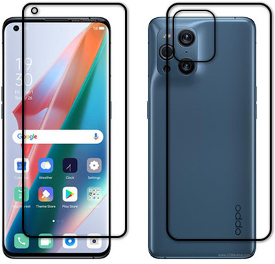 SOMTONE Front and Back Tempered Glass for OPPO FIND X3 PRO(Pack of 1)