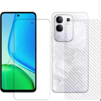 DOWRVIN Front and Back Tempered Glass for VIVO Y29 4G(Pack of 2)