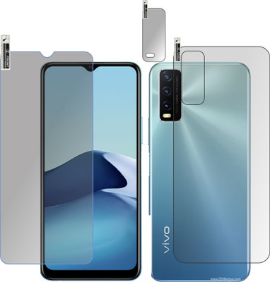 chakoor Front and Back Tempered Glass for VIVO Y 20S(Pack of 3)