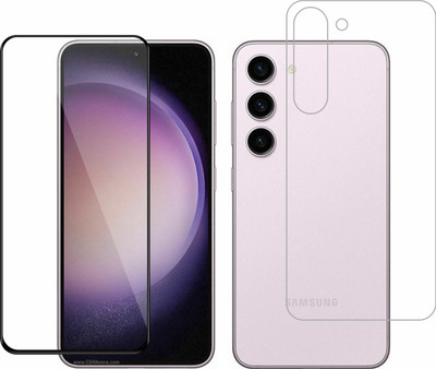 Vatsin Front and Back Tempered Glass for Samsung Galaxy S23 Plus 5G(Pack of 2)