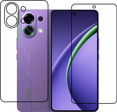 chakoor Front and Back Tempered Glass for OPPO K13 Turbo 5G(Pack of 3)