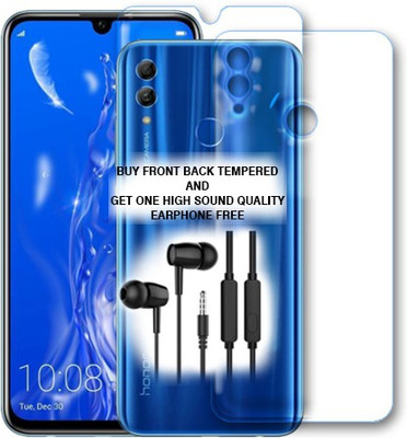 ARBAN Front and Back Tempered Glass for Honor 10 Lite FRONT BACK TEMPERED GLASS BUY AND GET EARPHONE FREE(Pack of 1)