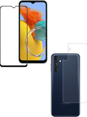 Vatsin Front and Back Tempered Glass for Samsung Galaxy M14 5G(Pack of 2)