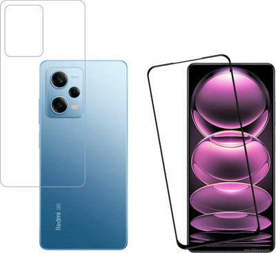 Ten To 11 Front and Back Tempered Glass for Redmi Note 12 Pro 5G(Pack of 2)