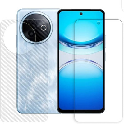 DOWRVIN Front and Back Tempered Glass for VIVO Y300i 5G(Pack of 2)
