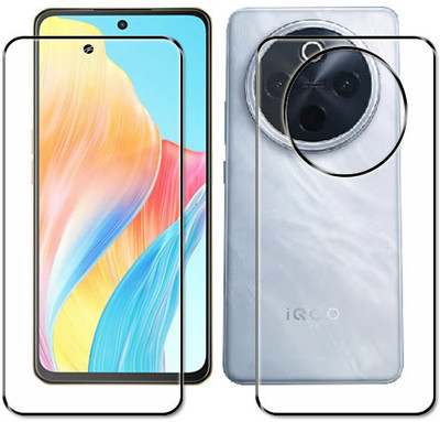 tombik Front and Back Tempered Glass for 43qd-iQOO Z10 5G-fb(Pack of 2)