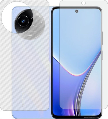 Fasheen Front and Back Tempered Glass for Realme 11x(Pack of 2)