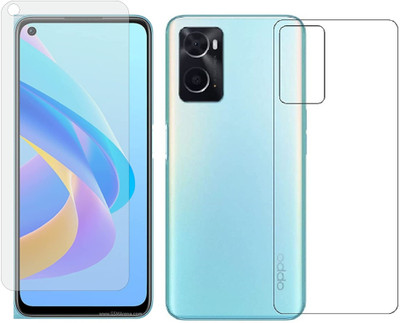 4 YARDS Front and Back Tempered Glass for Oppo A76 (Matte Finish)(Pack of 1)