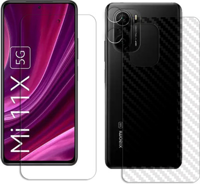 ARBAN Front and Back Tempered Glass for Mi 11X 5G FRONTBACK AND CAMERA LENS SCREEN GUARD(Pack of 1)