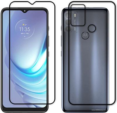 SOMTONE Front and Back Tempered Glass for MOTOROLA MOTO G50(Pack of 1)