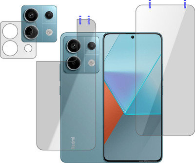 Cinzia Front and Back Tempered Glass for Redmi Note 13 Pro 5G(Pack of 3)