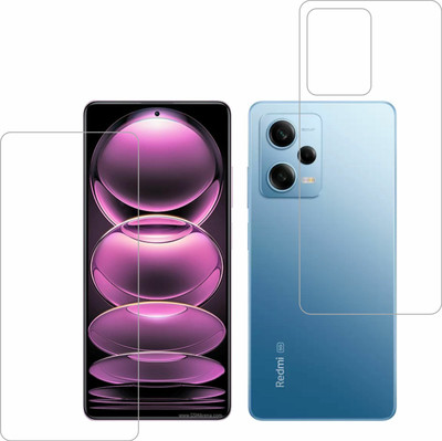 Ten To 11 Front and Back Tempered Glass for Redmi Note 12 5G(Pack of 2)