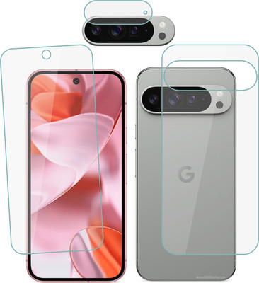 Ten To 11 Front and Back Tempered Glass for Google Pixel 9 Pro XL, Google Pixel 9 Pro XL [With Rear Camera Lens Guard](Pack of 3)
