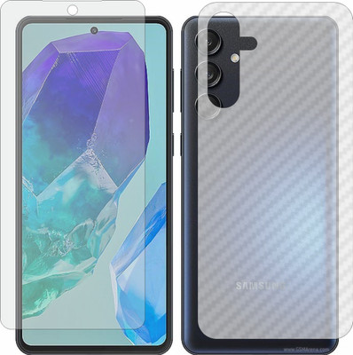 MOBART Front and Back Tempered Glass for Samsung Galaxy M55 5G(Pack of 2)