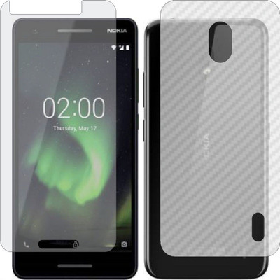 MOBART Front and Back Tempered Glass for NOKIA 2.1(Pack of 2)