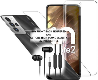 ARBAN Front and Back Tempered Glass for Micromax IN Note 2 FRONT BACK TEMPERED GLASS BUY AND GET EARPHONE FREE(Pack of 1)